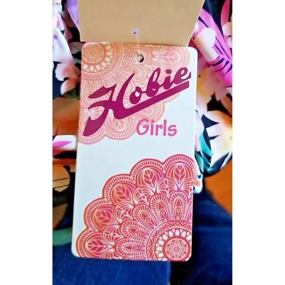 Hobie Bikini Top Girls Size 12 Floral Padded NWT - Picture 5 of 7